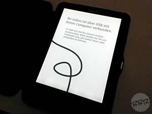 Tolino Vision 2 als Lichtquelle