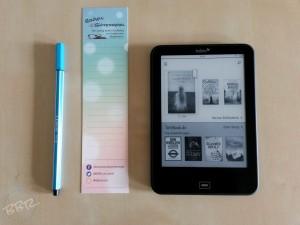 Tolino Vision 2 eReader im Größenvergleich