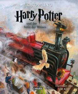 HarryPotter1undderSteinderWeisen-farbigillustrierteBilderSchmuckausgabe-CarlsenVerlag