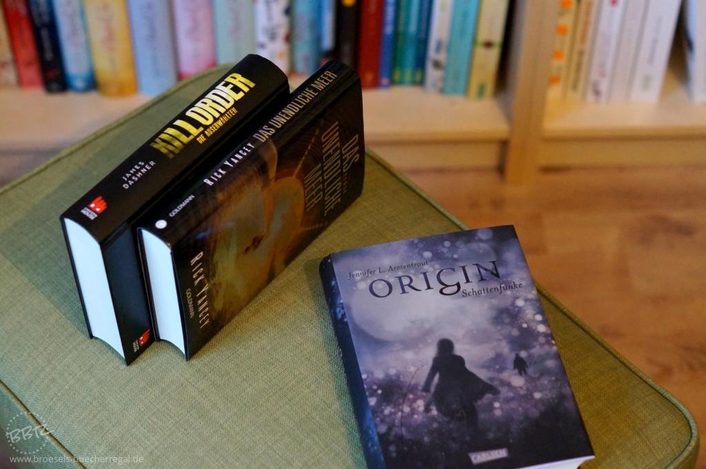 Neuzugänge2016-NeueBücher-KillOrder-Die5.Welle-DasunendlicheMeer-Origin