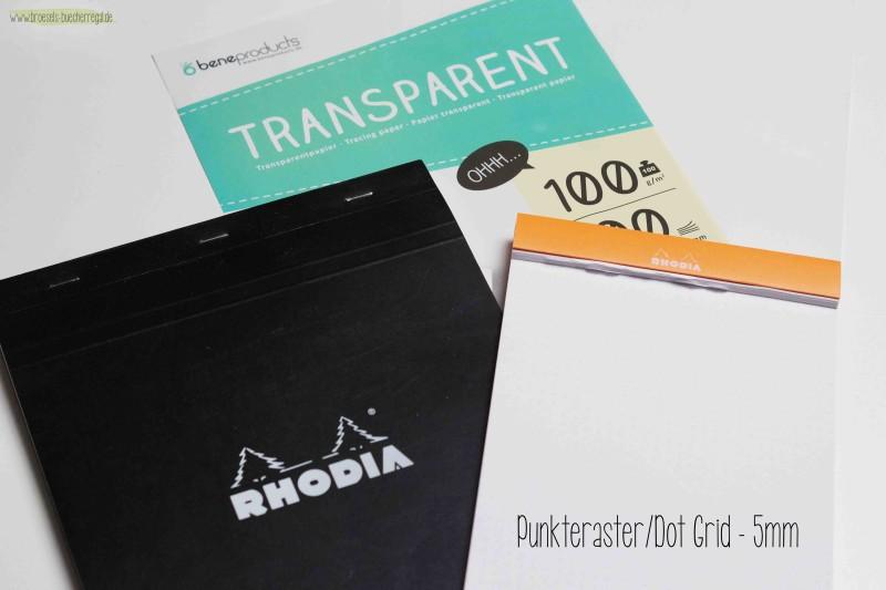 Handlettering Papier Rhodia DotPad