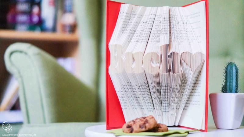 Buecher falten Anleitung Vorlage Buch Liebe Brösels Bücherregal