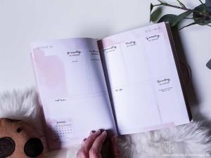 Frau Hölle Terminkalender 2019 Innenansicht Woche EMF Verlag